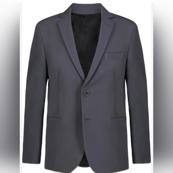 Nwt Calvin Klein Boys' Blazer Suit Jacket, 2 Single Breasted Closure, Button… - Picture 1 of 11